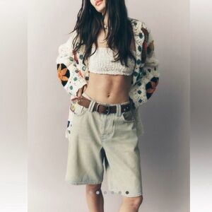 Free People | NWT Montana Short Sand Dune Baggy Bermuda Shorts